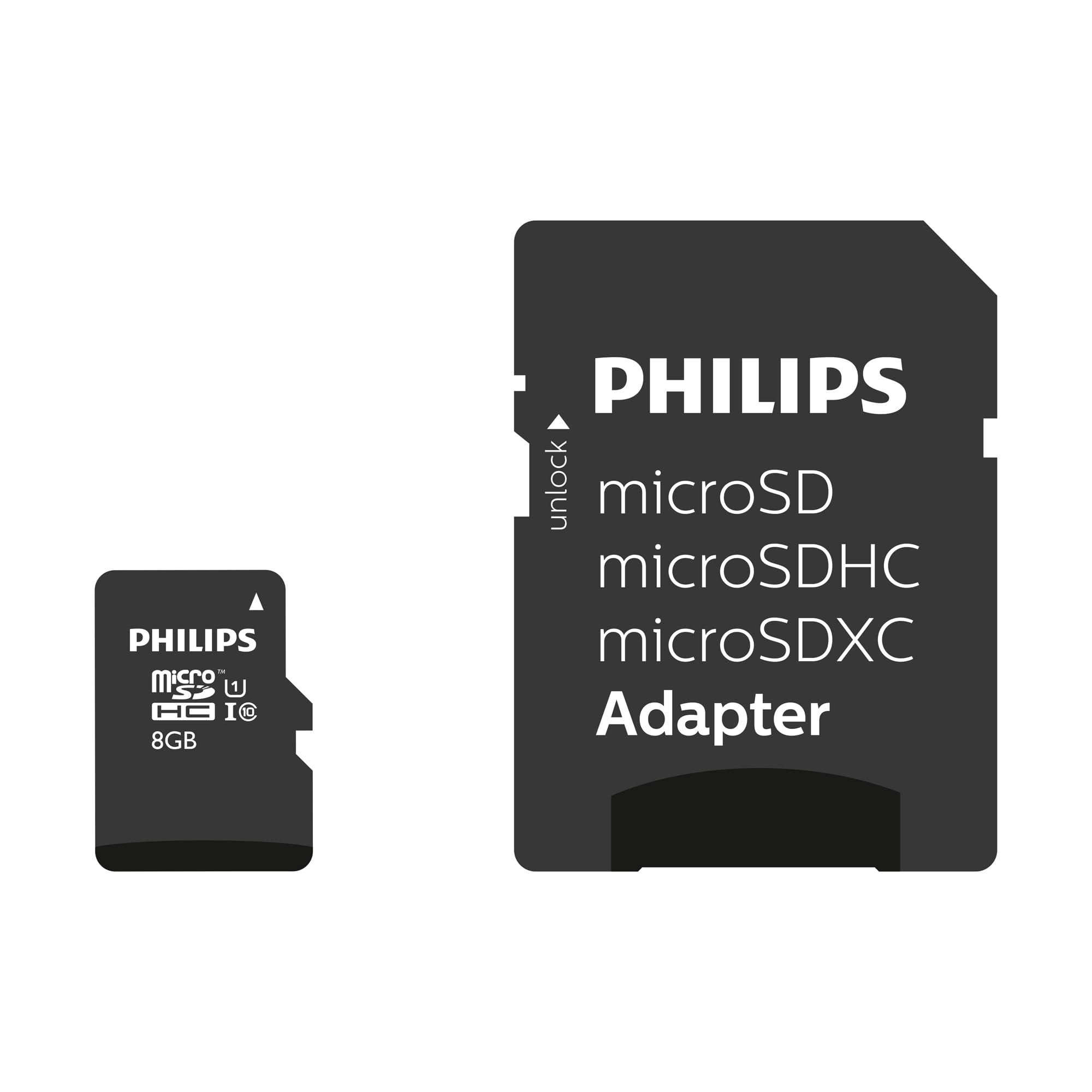 Tarjeta De Memoria Philips Micro Sd C10 8gb (Sdhc)