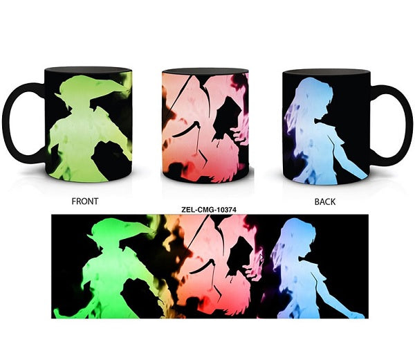Taza The Legend Of Zelda Siluetas 600ml