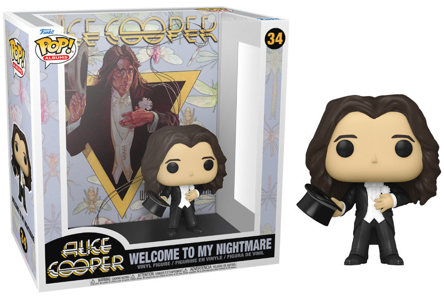 Funko Pop! Albums: Alice Cooper - Wtmn - Figura De Vinilo Coleccionable - Idea De Regalo- Mercancia Oficial - Juguetes Para NiñOs Y Adultos - MuñEco Para Coleccionistas Y ExposicióN