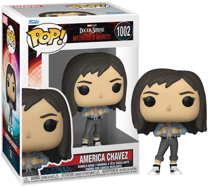 Funko Pop! Marvel: - America Chavez - Doctor Strange - Figura De Vinilo Coleccionable - Idea De Regalo- Mercancia Oficial - Juguetes Para NiñOs Y Adultos - Movies Fans - MuñEco Para Coleccionistas