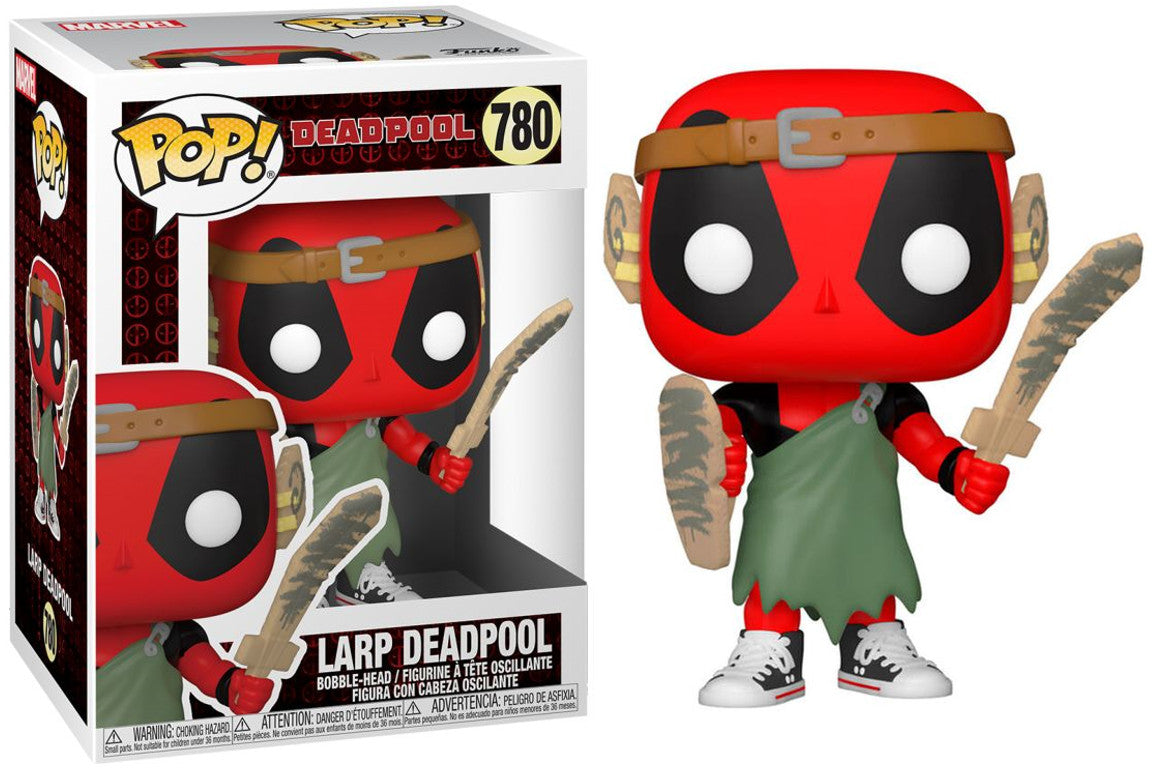 Funko Pop! Marvel : Deadpool 30th - Larp Deadpool - Figurine en vinyle à collectionner - Idée cadeau - Marchandise officielle - Jouets pour enfants et adultes - Fans de bandes dessinées - Poupée pour collectionneurs