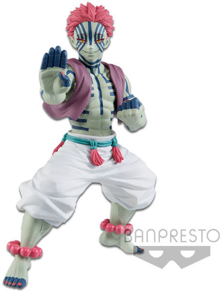 Banpresto Figura De Accion Demon Slayer: Kimetsu No Yaiba Vibration Stars-Kyojuro Rengoku & Akaza-(B:Akaza) Multicolor Bp17304 (200114)