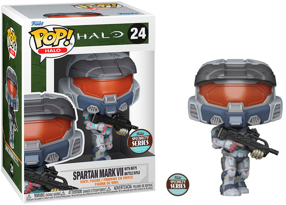 Funko Pop! Mark Vii Con Arma - Halo