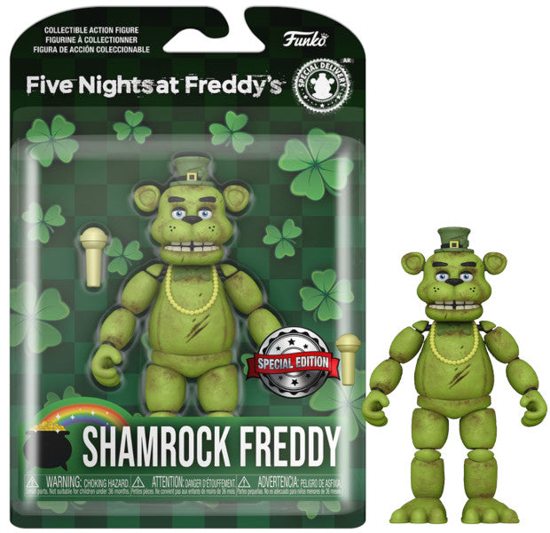 Funko Action Figure: Five Nights At Freddy'S (Fnaf) - Shamrock Freddy Fazbear - Juguete De ColeccióN - Idea De Regalo- Mercancia Oficial - Para Chicos, Chicas Y Adultos - Video Games Fans