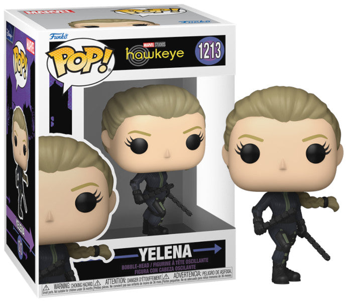 Funko Pop! Tv: Marvel - Hawkeye - Yelena - 1/6 De Probabilidades De Obtener La Rara Variante Chase, Hawkeye Tv Show - Figura De Vinilo Coleccionable - Idea De Regalo- Mercancia Oficial - Tv Fans