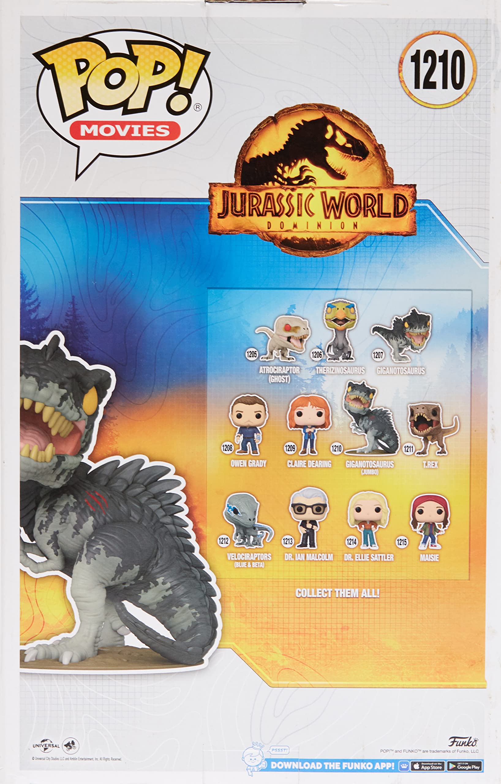 Funko Pop! Jumbo : JW3 - Giant Dino - Gigantosaurus - Jurassic World 3 - Figurine en vinyle à collectionner - Idée cadeau - Marchandise officielle - Jouets pour enfants et adultes - Fans de cinéma