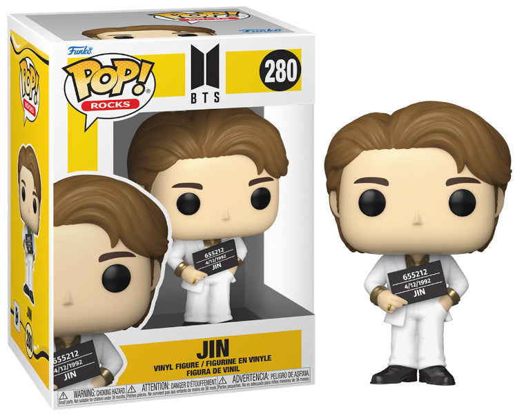 Funko Pop! Rocks: Bts Butter - Jin - Figuras Miniaturas Coleccionables Para ExhibicióN - Idea De Regalo - MercancíA Oficial - Juguetes Para NiñOs Y Adultos - Fans De Music - MuñEco Para Coleccionistas