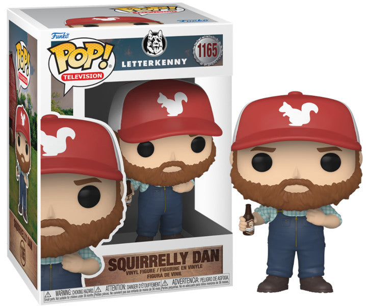 Pop Letterkenny Squirrelly Dan Vinyl Figure