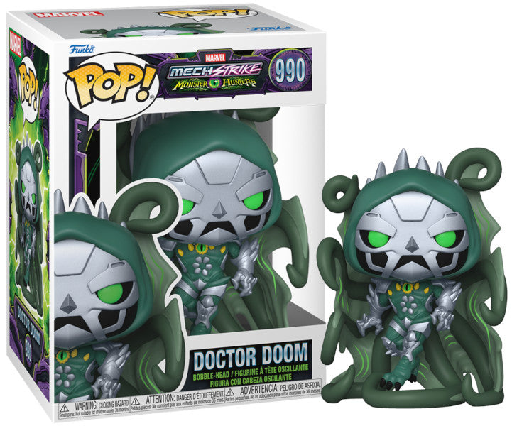Funko Pop! Marvel : Monster Hunters - Dr. Doom - Marvel Comics - Marvel Comics - Figurine en vinyle à collectionner - Idée cadeau - Produit officiel - Jouets pour enfants et adultes - Fans de bandes dessinées