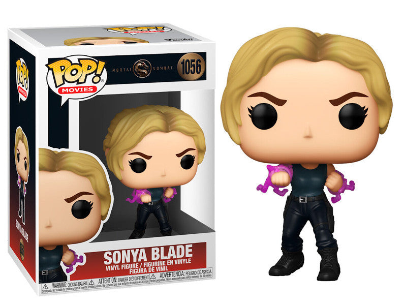 Funko Pop! Movies: Mortal Kombat - Sonya Blade - Collectable Vinyl Figure For Display - Gift Idea - Official Merchandise - Toys For Ki DS - & Adults - Movies Fans - Model Figure For Collectors