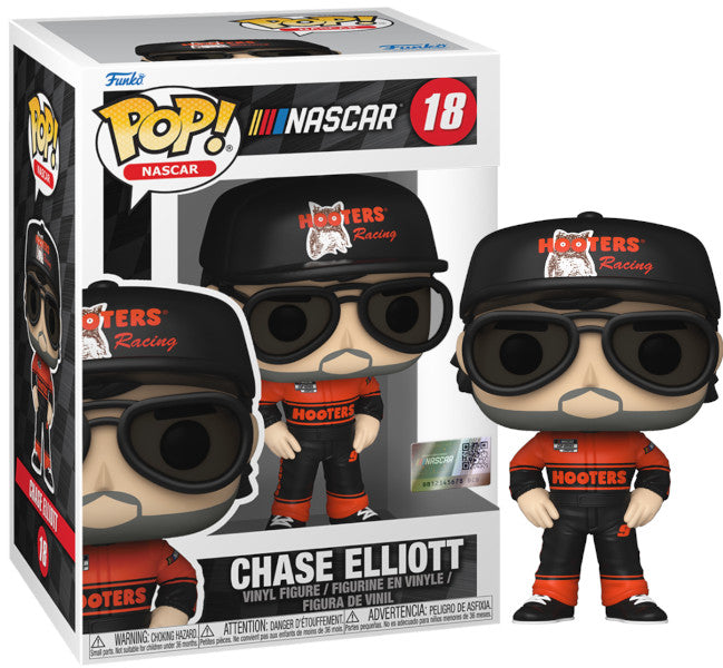 Funko Pop! Nascar: Chase Elliott Elliot - (Naranja Hooters) - Figura De Vinilo Coleccionable - Idea De Regalo- Mercancia Oficial - Juguetes Para NiñOs Y Adultos - Sports Fans