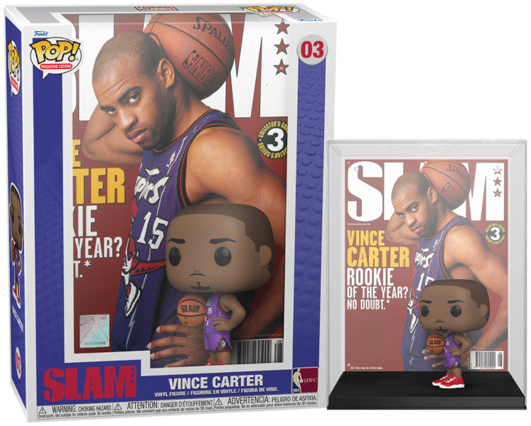 Funko Pop! Nba Cover: Slam - Dwayne Wade - Vince Carter - Nba + Slam Magazine - Figura De Vinilo Coleccionable - Idea De Regalo- Mercancia Oficial - Juguetes Para NiñOs Y Adultos - Sports Fans