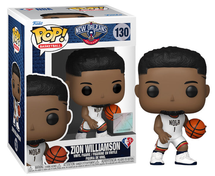 Funko Pop! Nba: Pelicans - Zion Williamson - (Blue Jersey) - Figuras Miniaturas Coleccionables Para ExhibicióN - Idea De Regalo - MercancíA Oficial - Juguetes Para NiñOs Y Adultos - Fans De Sports
