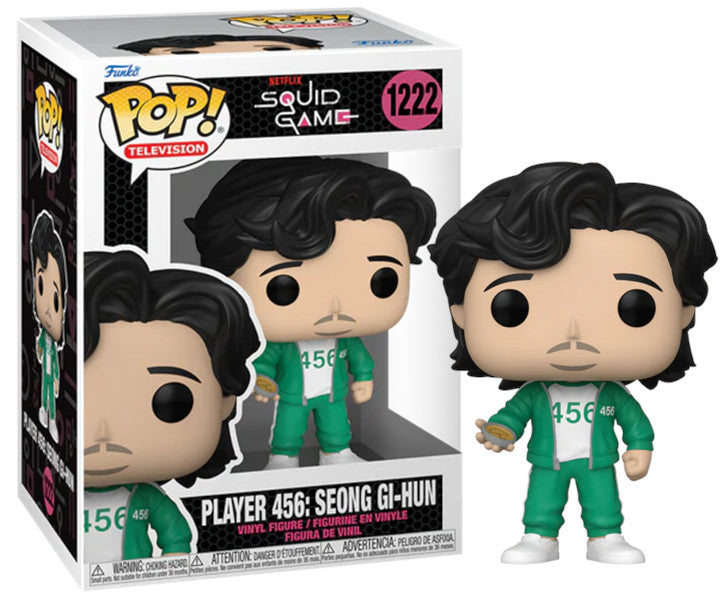 Funko Pop! Tv: Squid Game - Gi-Hun 456 - El Juego Del Calamar - Figura De Vinilo Coleccionable - Idea De Regalo- Mercancia Oficial - Juguetes Para NiñOs Y Adultos - Tv Fans