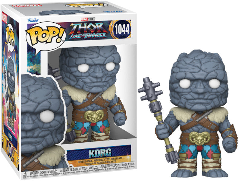Funko Pop! Marvel: Thor: Love And Thunder - Korg - Figura De Vinilo Coleccionable - Idea De Regalo- Mercancia Oficial - Juguetes Para NiñOs Y Adultos - Movies Fans - MuñEco Para Coleccionistas