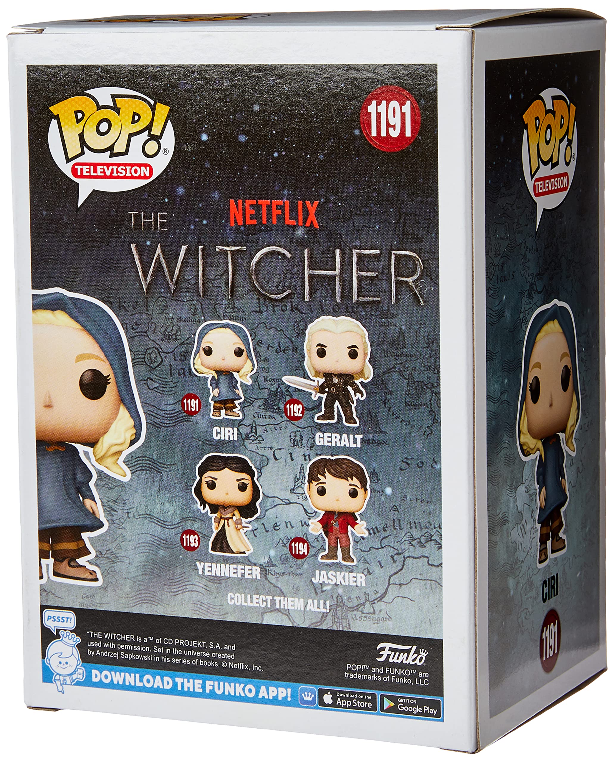 Funko Pop! Tv: Witcher - Ciri - The Witcher - El Brujo - Figura De Vinilo Coleccionable - Idea De Regalo- Mercancia Oficial - Juguetes Para NiñOs Y Adultos - Tv Fans - MuñEco Para Coleccionistas