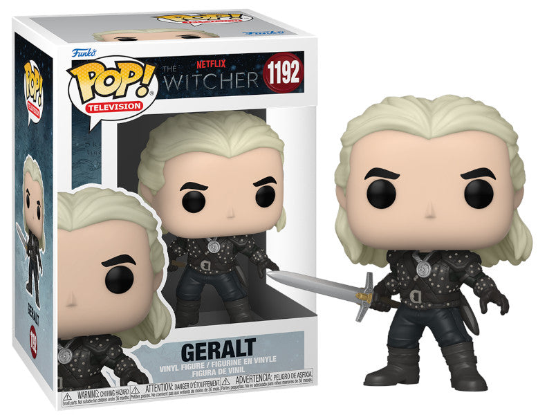 Funko Pop! Tv: Witcher - Geralt - 1/6 De Probabilidades De Obtener La Rara Variante Chase - The Witcher - El Brujo - Figura De Vinilo Coleccionable - Idea De Regalo- Mercancia Oficial - Tv Fans