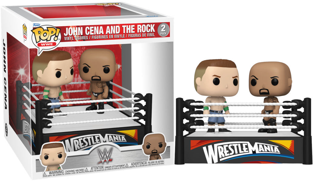 Funko Pop! Wwe - John Cena And The  Rock (2 Pack)