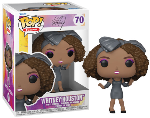 Funko Pop! Icons: Whitney Houston - Figura De Vinilo Coleccionable - Idea De Regalo- Mercancia Oficial - Juguetes Para NiñOs Y Adultos - Music Fans - MuñEco Para Coleccionistas Y ExposicióN