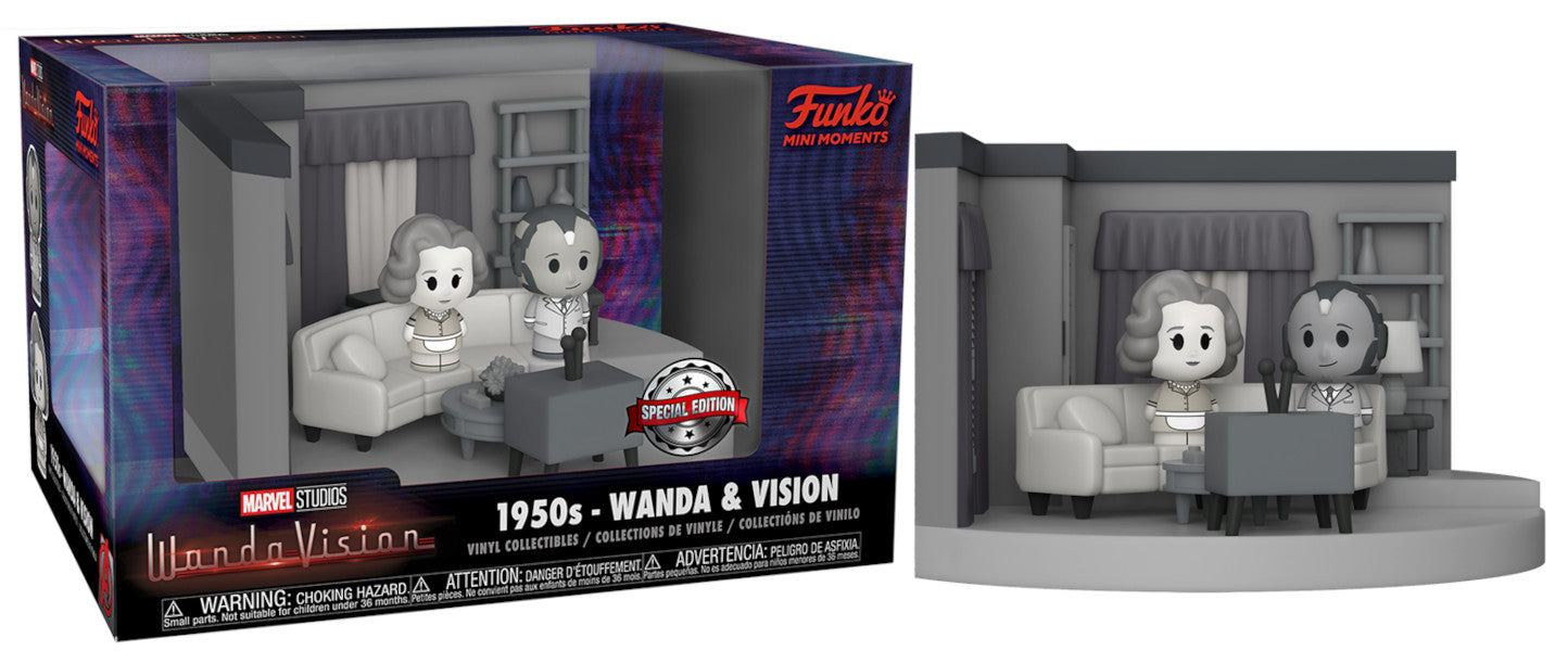 Funko Mini Moments: Marvel - Wanda Vision - Lr 50'S - Wandavision - Figura De Vinilo Coleccionable - Idea De Regalo- Mercancia Oficial - Juguetes Para NiñOs Y Adultos - Tv Fans