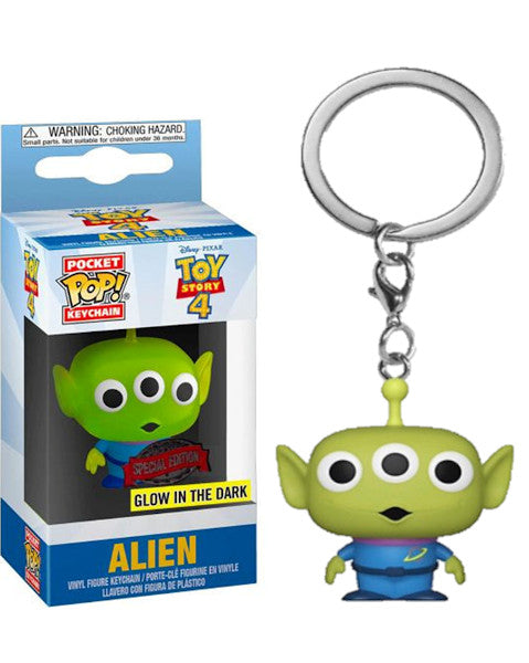 Llavero Funko Pop Disney Toy Story Alien Multicolor - Brillo En La Oscuridad (EdicióN Especial)