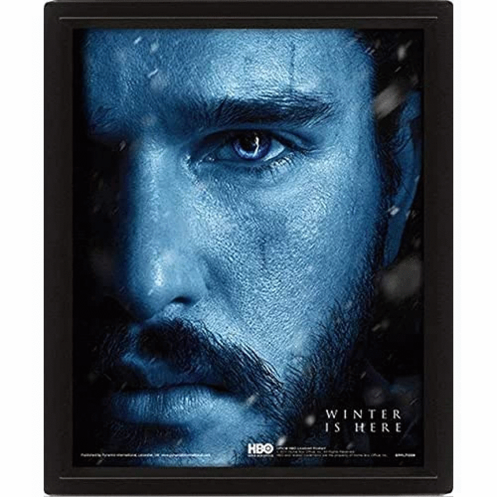 Pyramid International Game Of Thrones - Figura De Vinilo Poster 3d Jon Snow Vs. Night King
