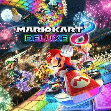 Super Mario - Poster 3d Kart 8 Deluxe