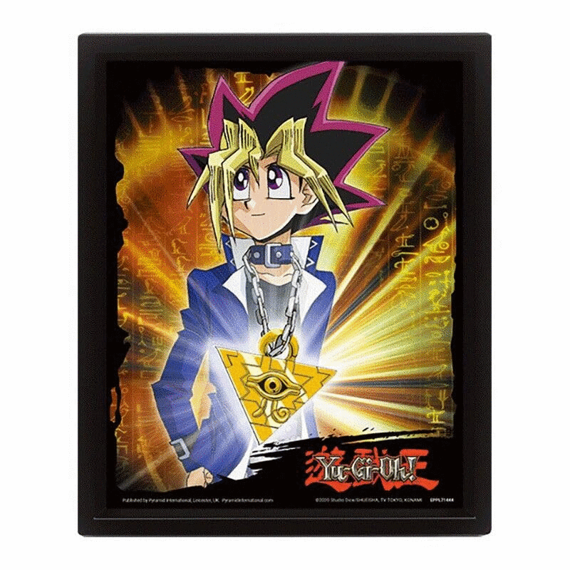 Yugi Muto/Yami Yugi - Puzle Del Milenio Con Marco 3d (26 X 20 Cm) Yu-Gi-Oh!