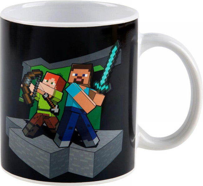 Merchandising Minecraft Taza TéRmica Tierra 325 Ml - Con Caja