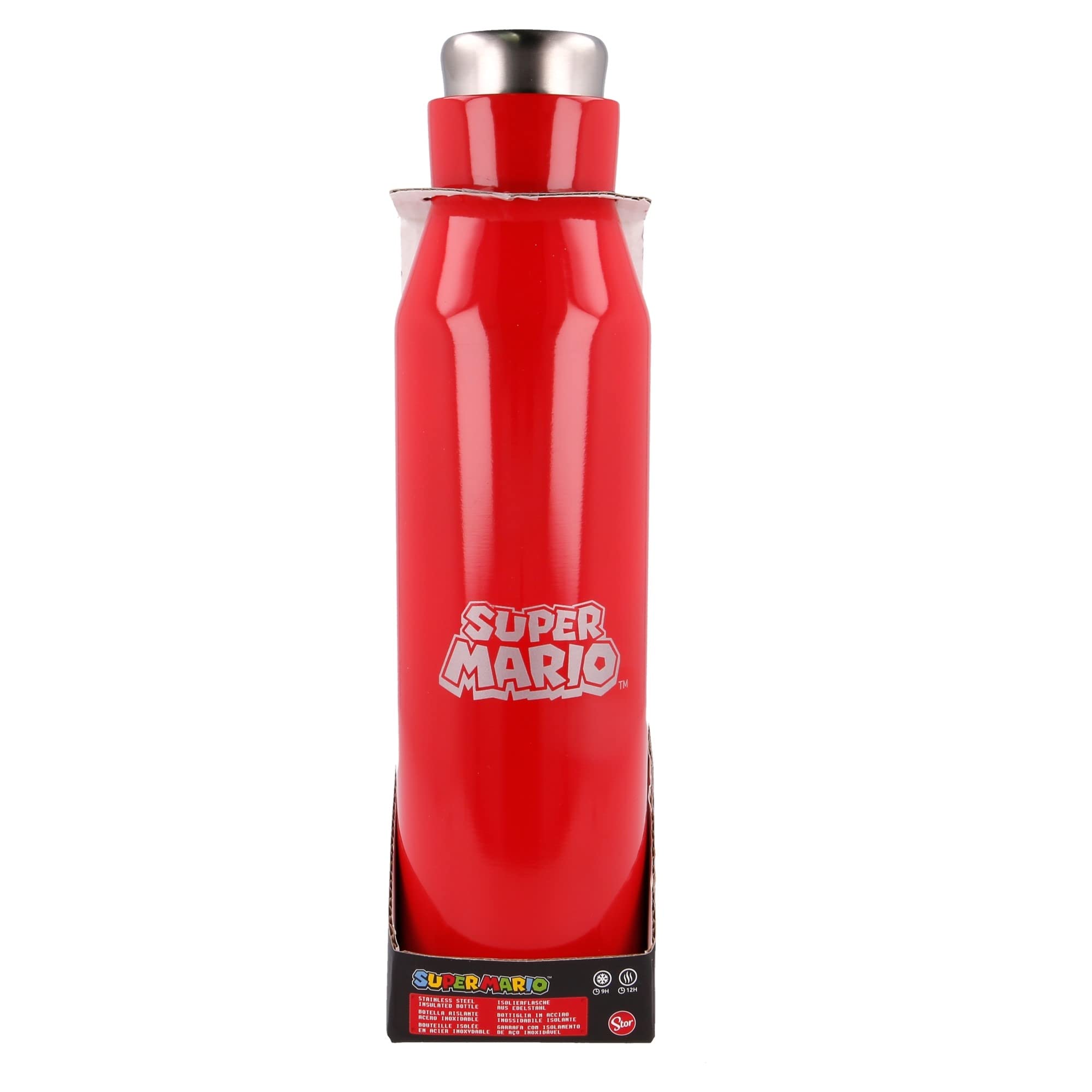 Botella Reutilizable TéRmica De Acero Inoxidable De 580 Ml De Super Mario