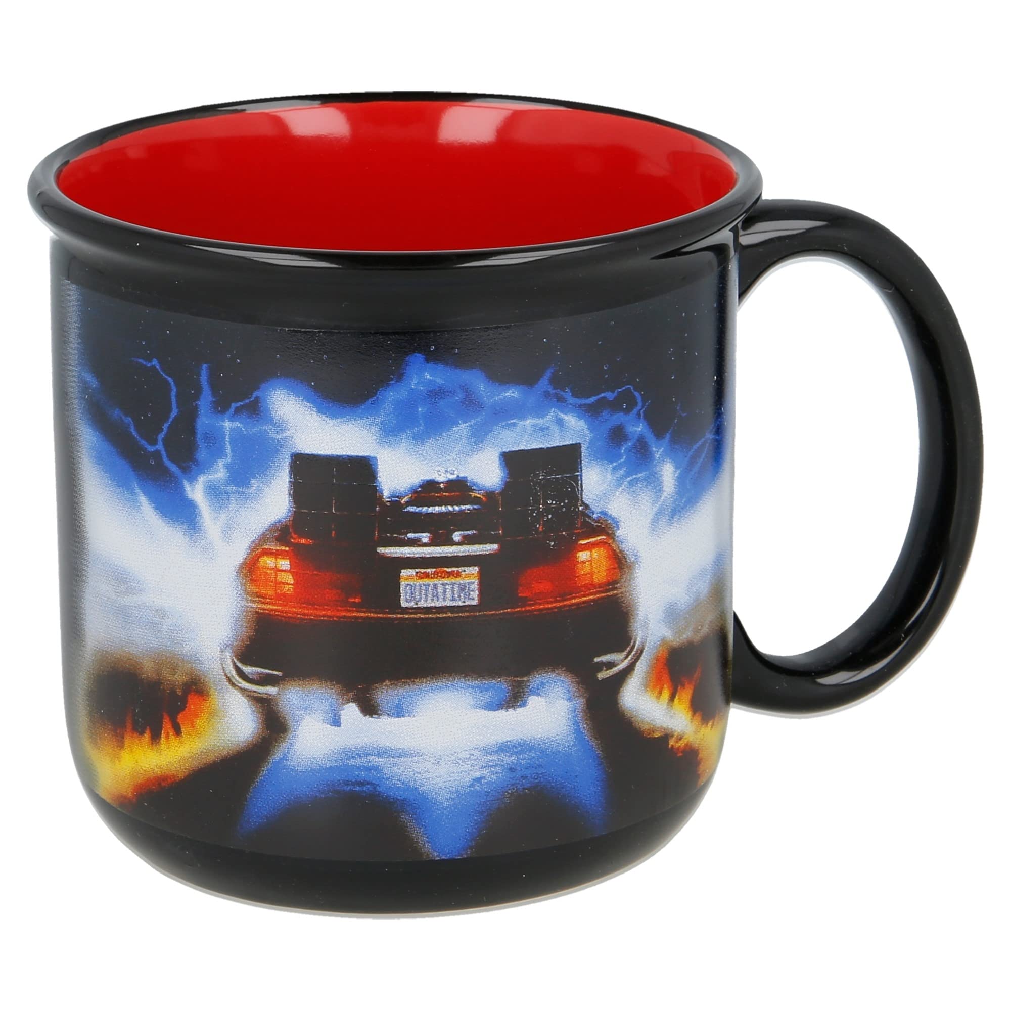 Stor8412497043507ceráMica Desayuno Taza En Regalo Caja, 400 Ml Capacidad, Regreso Al Futuro