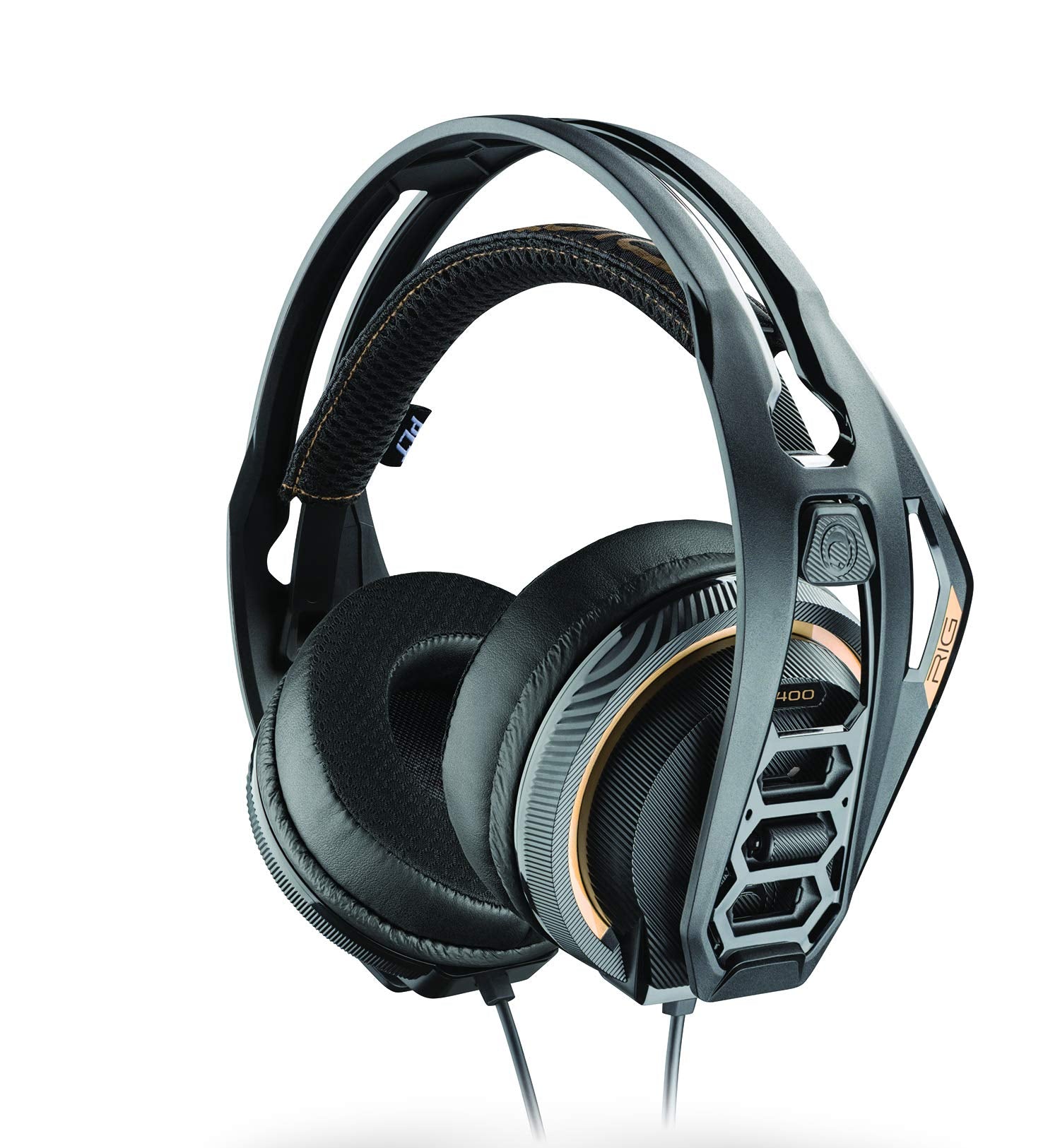Plantronics Nacon Rig 400, Auriculares Para Juegos, Conector De 3,5 Mm, Para Pc, Negro