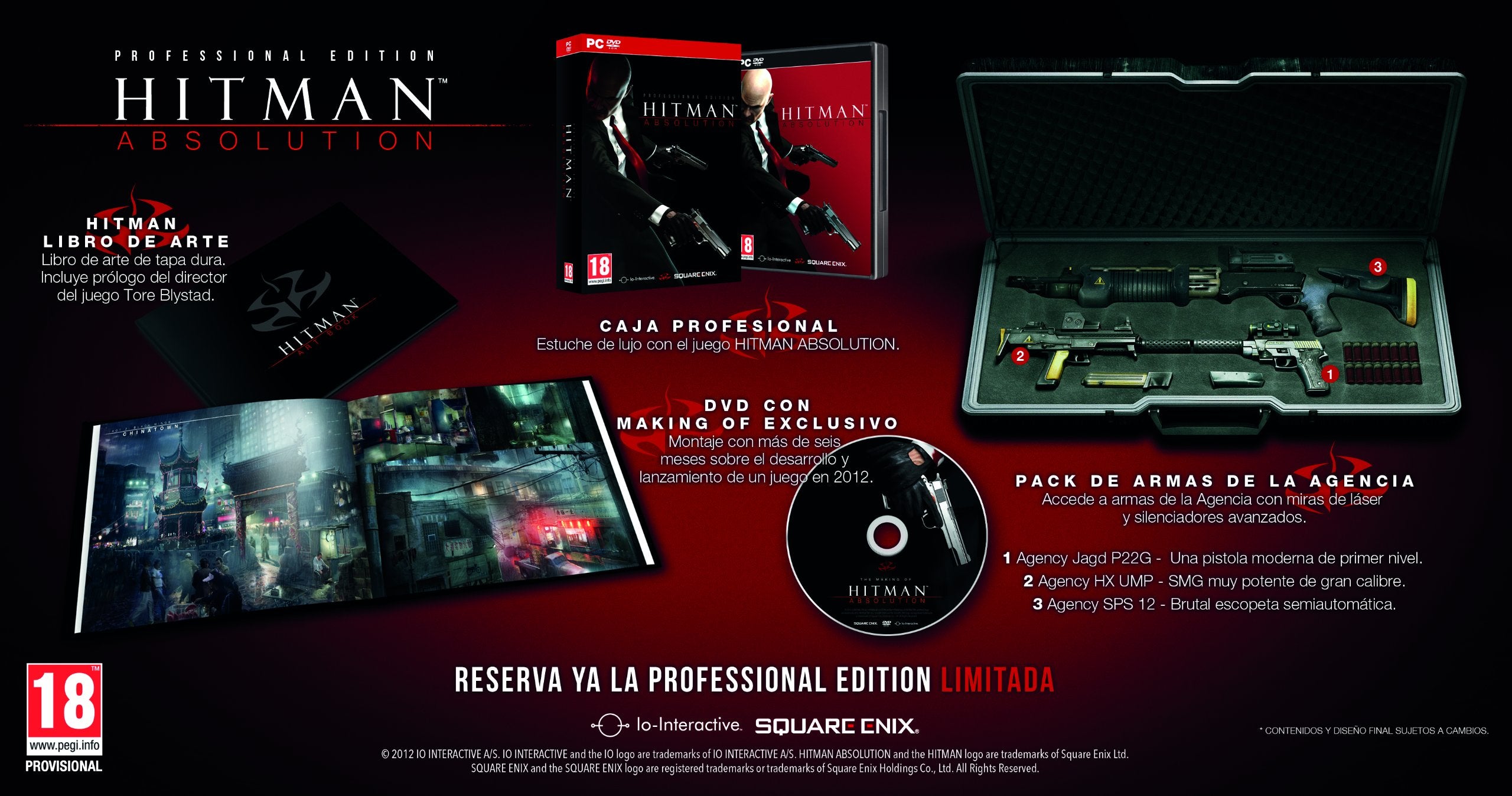 Hitman Absolution - Professional Edition Pcgaming [Pal Esp] - Nuevo