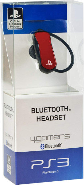 Casque Bluetooth sous licence officielle 4Gamers - Rouge (PS3) [Import anglais]