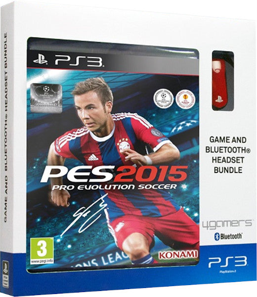 Auriculares Gaming 4gamers Bluetooth Rojo ( PS3 - ) - Compatible con PES 2015