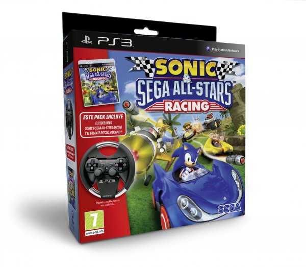 Sonic & Sega All-Stars Racing avec volant