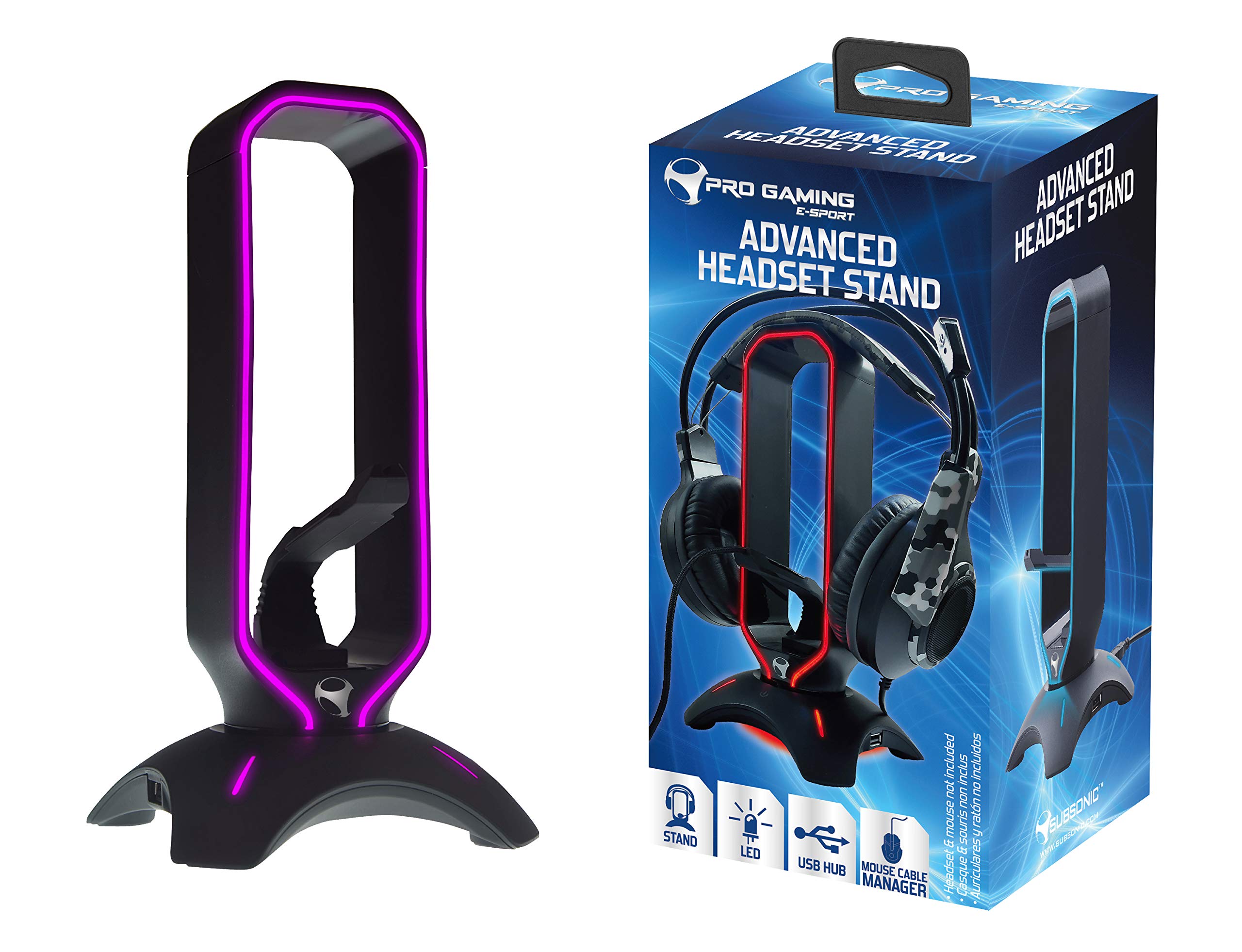 Subsonic - EstacióN De Almacenamiento Para Gamers Con Led Y Puerto Usb Para Auriculares De Juegos ( XBOX - One)