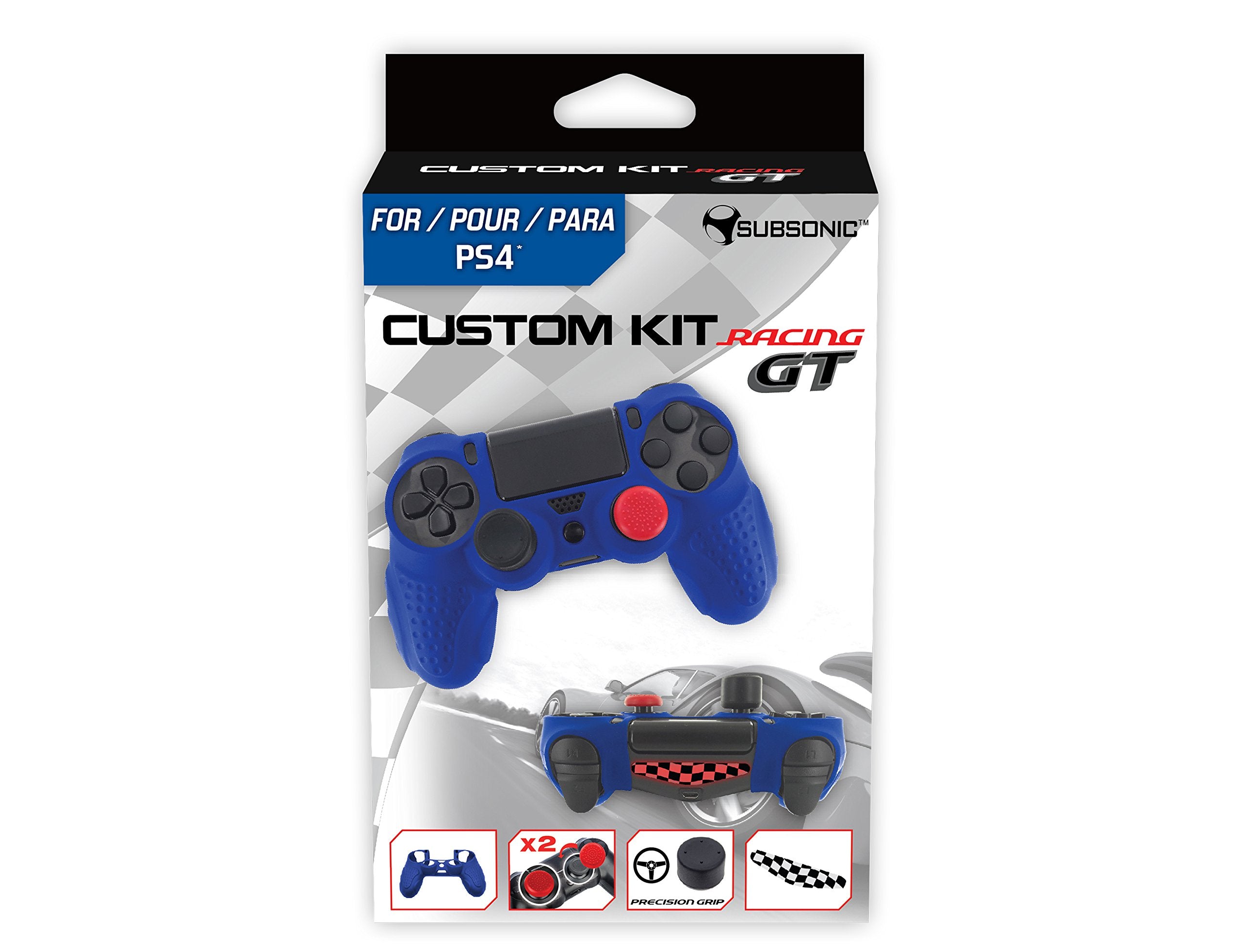 Subsonic - Protector Suave De Silicon Para Mando, Color Azul ( PS4 - )