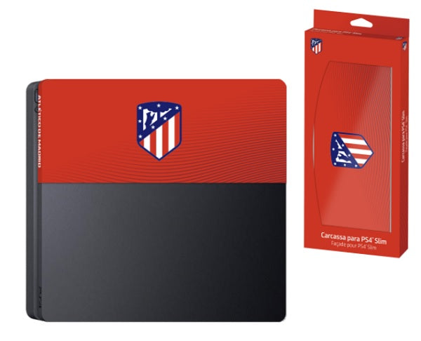 Subsonic - Coque Personnalisée Faceplate Licence Officielle Atlético de Madrid (PS4 Slim)