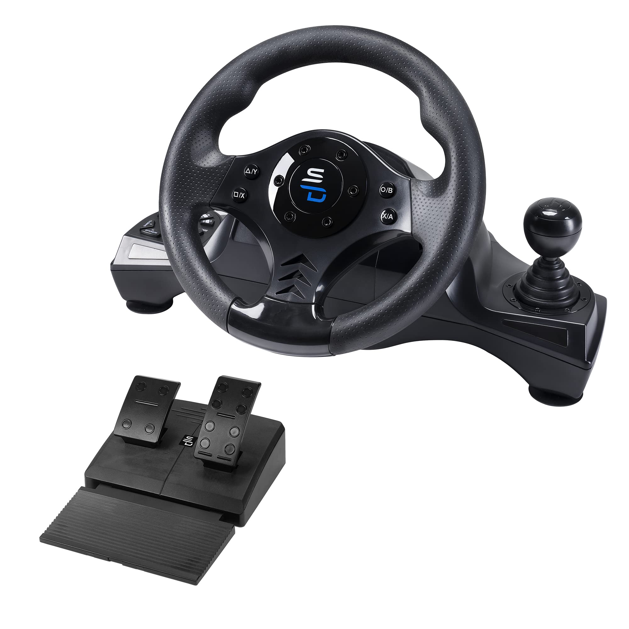 Subsonic - Superdrive, Volante De Carreras Gs750 Con Pedales, Paletas, Palanca De Cambios Y VibracióN Para XBOX - Serie X/S, Ps4, Xbox One, Pc, Ps3 (Programable Para Todos Los Juegos), Xbox Series X