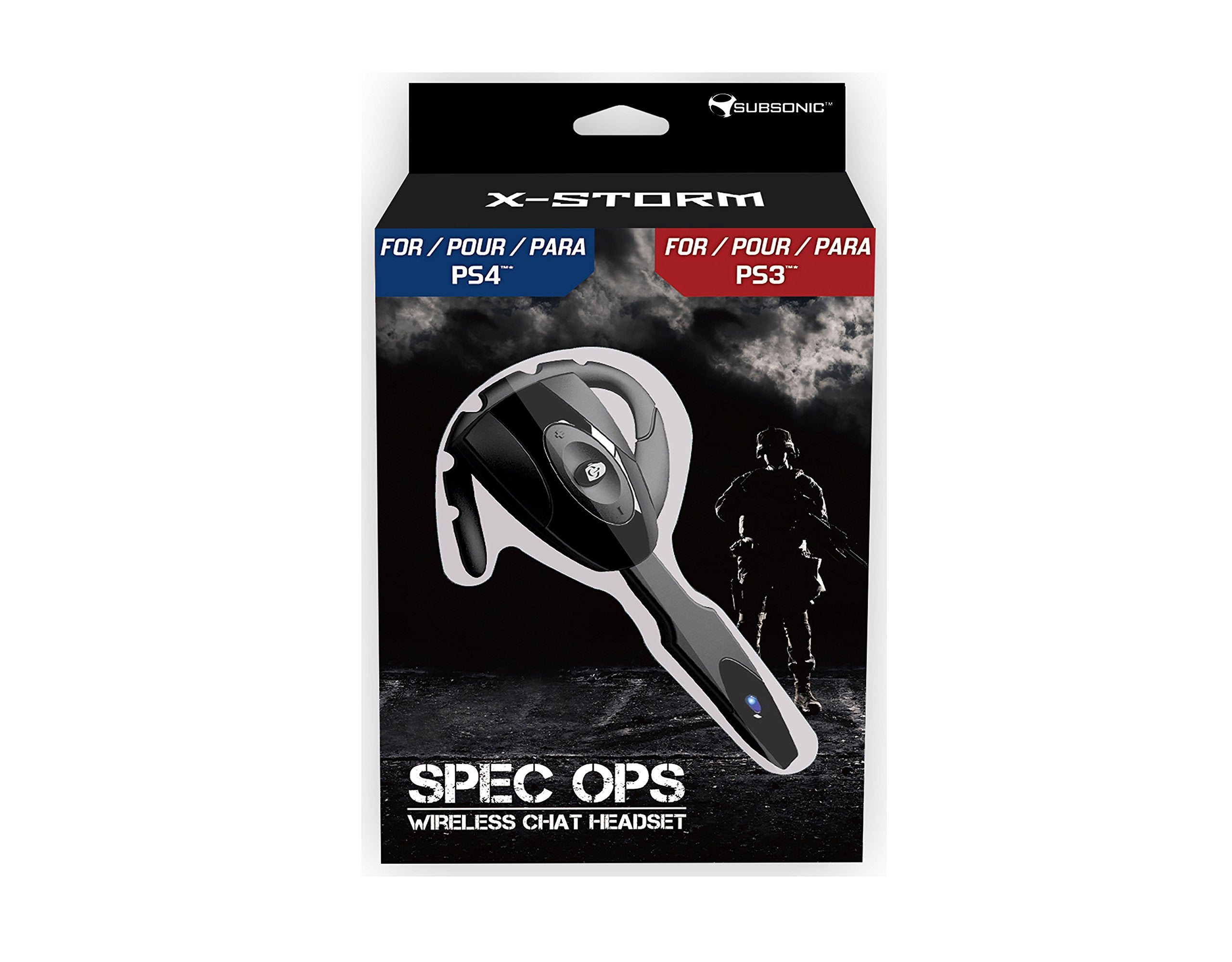Subsonic - Auricular X-Storm Spec Ops, Bluetooth ( PS3 - , PS4)