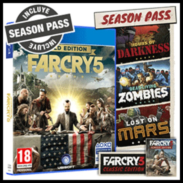 Far Cry 5 Gold Edition PS4 - PAL ESP - Nuevo