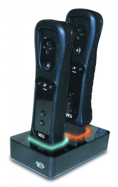 Mad Catz - Double Station de Charge Plus Noir (Nintendo Wii)