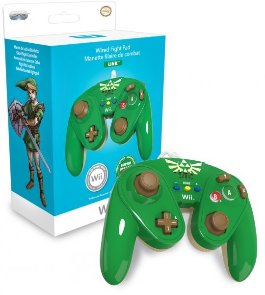 Mando Wired Fight Pad Zelda Link (Oficial)