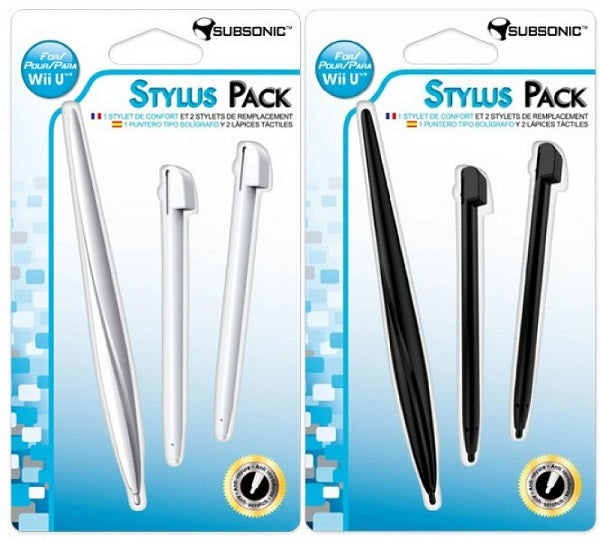 Nobilis - Pack de stylets (2 stylets + 1 type de stylo) (Nintendo Wii U)