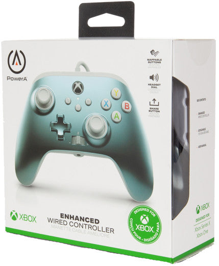 Mando Power A Enhanced Metallic Ice Gris MetáLico ( XBOX - One/PC/Xbox Series X)