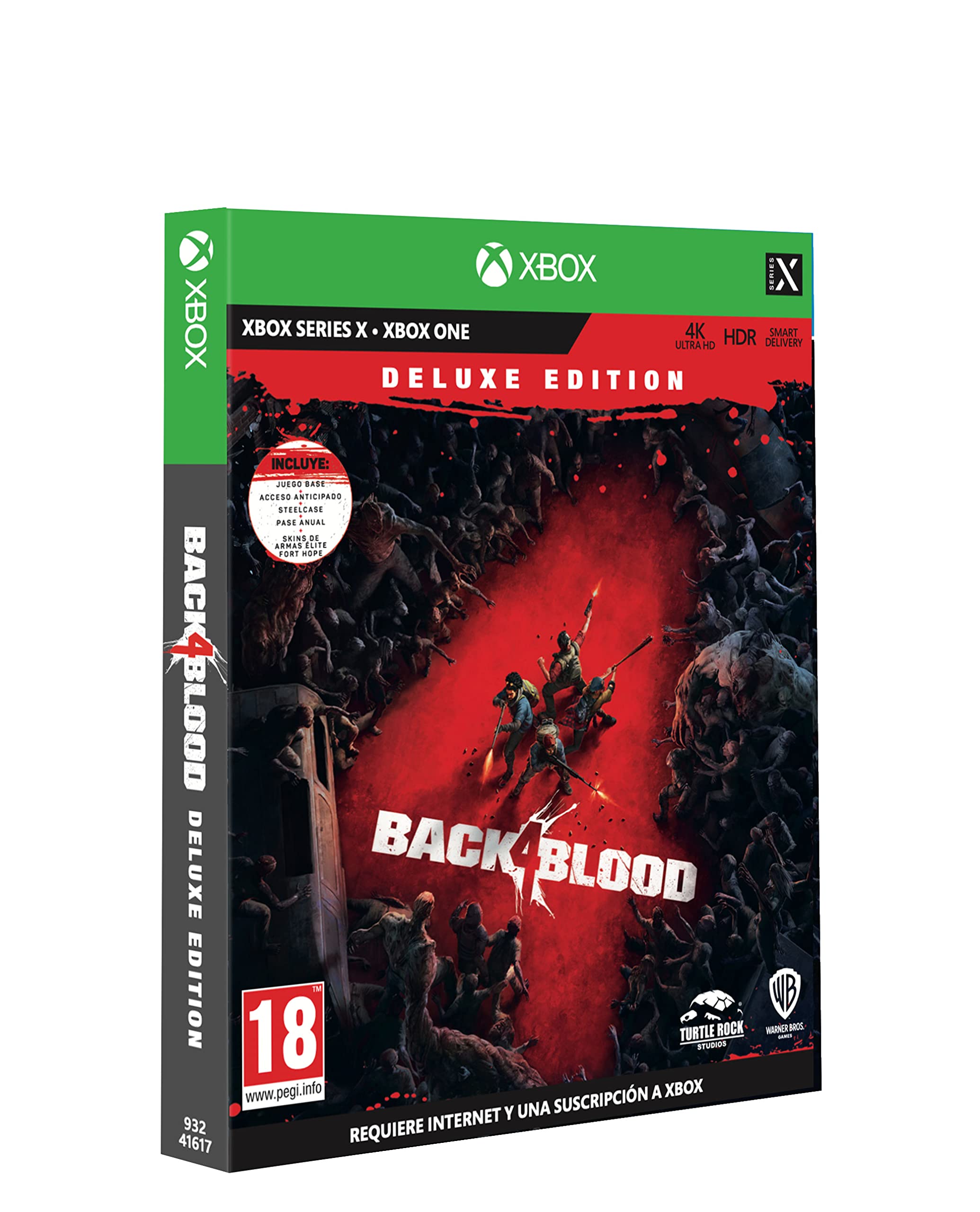 BACK 4 BLOOD DELUXE EDITION (JUEGO+ACCESO ANTICIPADO+STEELCASE+PASE ANUAL+SKINS ARMAS) (XBONE)