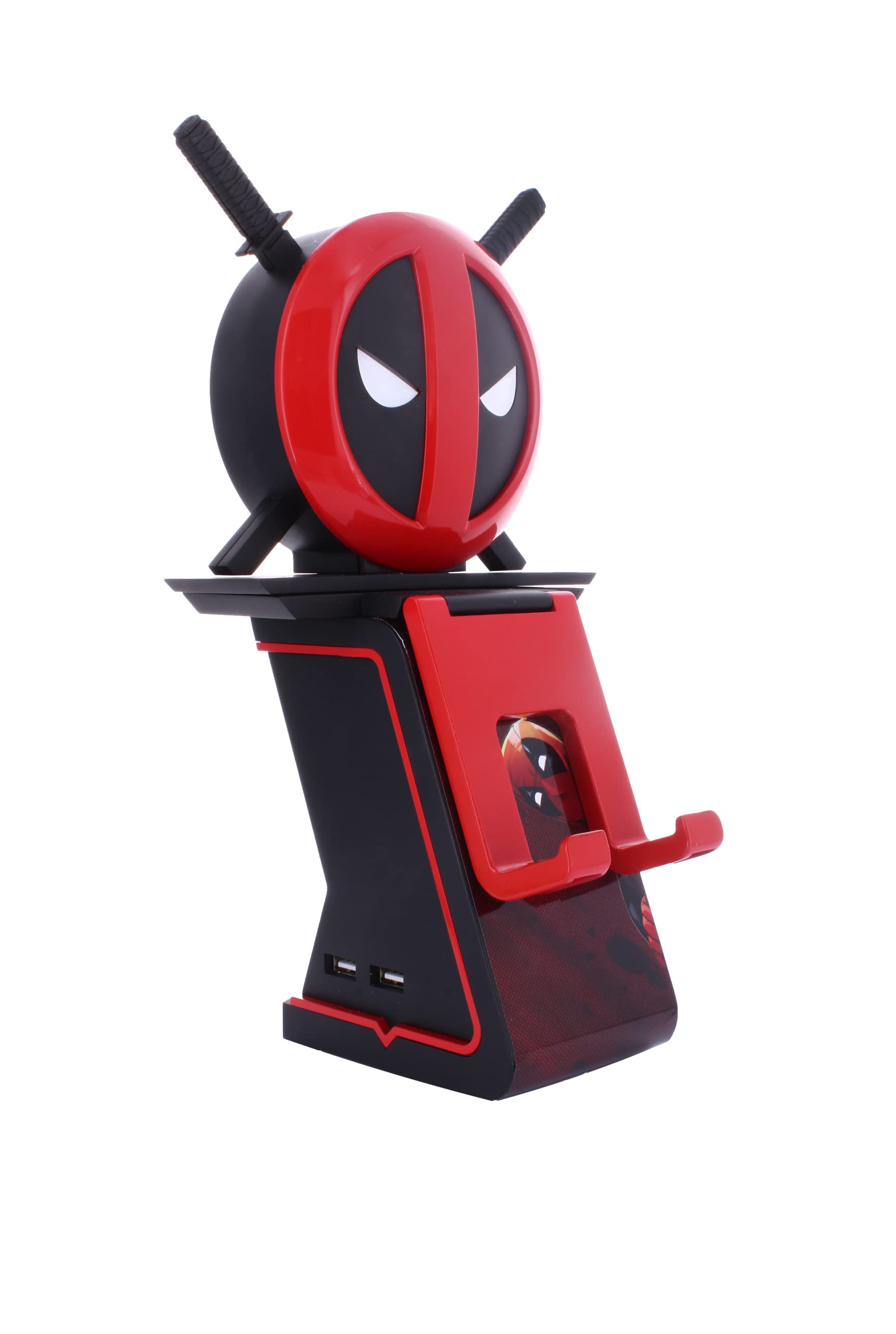Cable Guys Ikon Charging Stand - Marvel Deadpool Gaming Accessories Holder & Phone Holder For Most Controllers ( XBOX - , Play Station, Nintendo Switch) & Phone