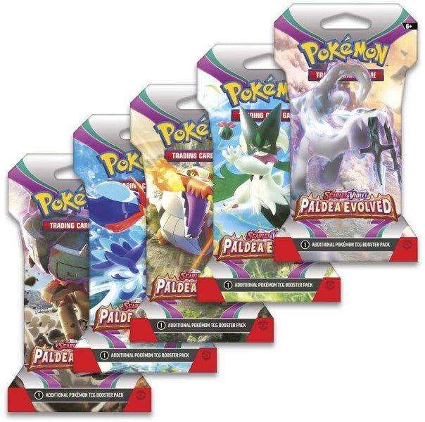 Pokemon Trading Card Game Sleeved Booster Scarlet & Violet Paldea Evolved (Eng)