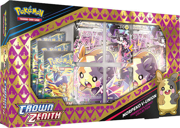 Bandai - Juego De Cartas PokéMon Tcg: Morpeko V Union 125 Playmat Box Cenit Supremo (Version En EspañOl) - Pc50353 Multicolor - Domina La Batalla Con Tu PokéMon Favorito - Cartas Coleccionable Para Los Fanaticos De Pokemon.
